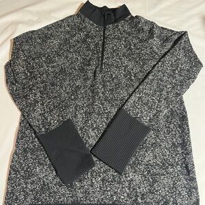lululemon athletica Black and Gray Zip Up Jacket